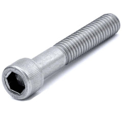 Hex Socket Cap Screw: 3/8-16 Thread, 3-1/4" Length Under Head, Stainless Steel, Bright/Uncoated Finish