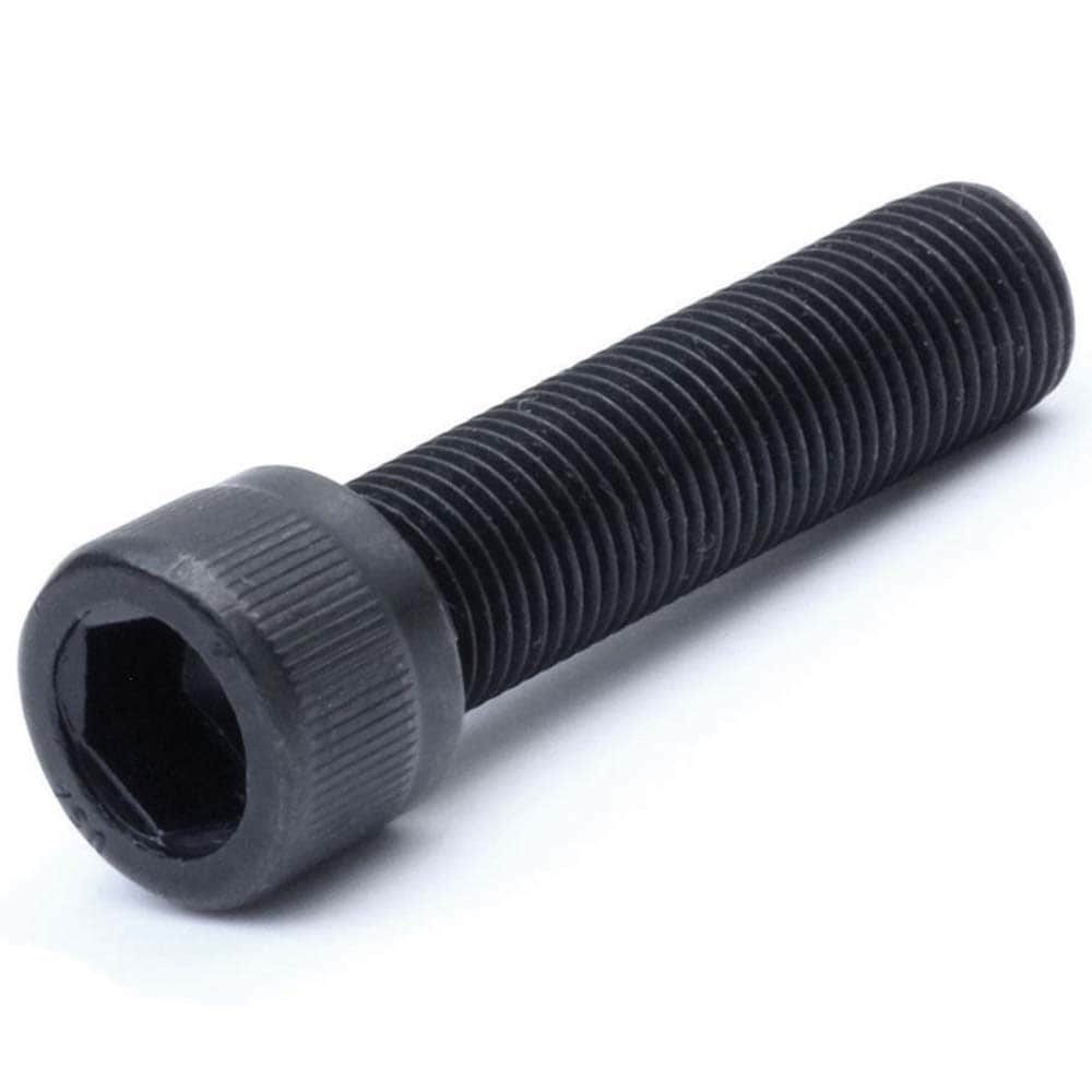 Hex Socket Cap Screw: 5/16-32 Thread, 1-1/4" Length Under Head, Alloy Steel, Black Oxide Finish