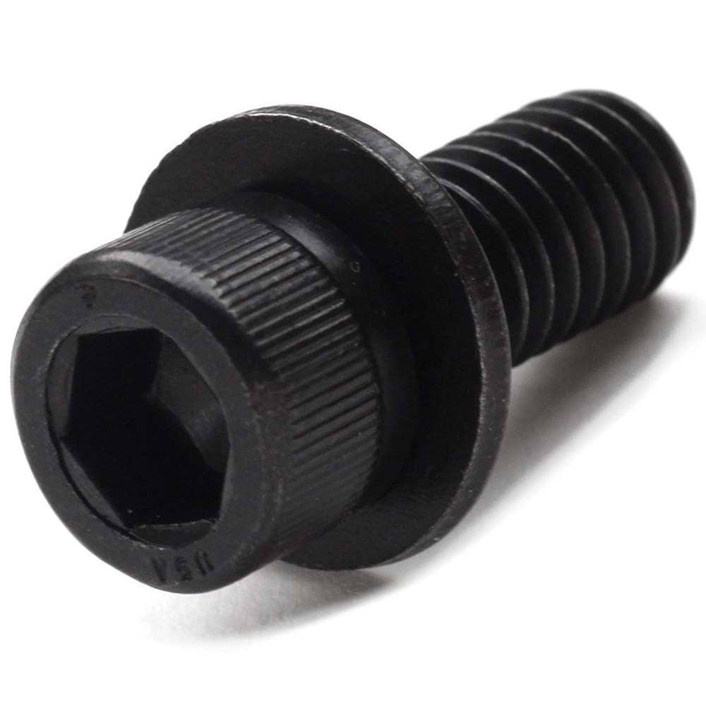 Hex Socket Cap Screw: 1/4-20 Thread, 1/2" Length Under Head, Alloy Steel, Black Oxide Finish