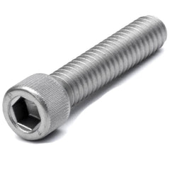 Hex Socket Cap Screw: 1/4-20 Thread, 1-1/4" Length Under Head, Stainless Steel, Passivated Finish