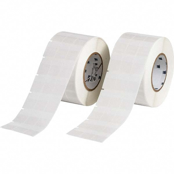 Label Maker Label: Clear & White, Vinyl, 5,000 per Roll