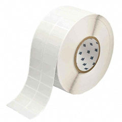 Label Maker Label: Silver, Metallized Polyester, 1-1/2" OAW, 10,000 per Roll