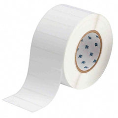 Label Maker Label: White, Vinyl, 3,000 per Roll