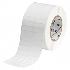 Label Maker Label: White, Vinyl, 1-1/2" OAW, 10,000 per Roll