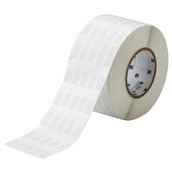 Label Maker Label: Clear & White, Vinyl, 1/2" OAW, 10,000 per Roll