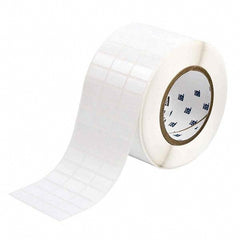 Label Maker Label: White, Vinyl, 10,000 per Roll