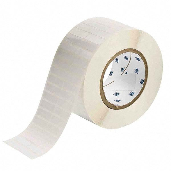 Label Maker Label: White, Polyester, 1-1/4" OAW, 10,000 per Roll