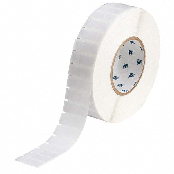 Label Maker Label: Clear & White, Vinyl, 1/2" OAW, 5,000 per Roll