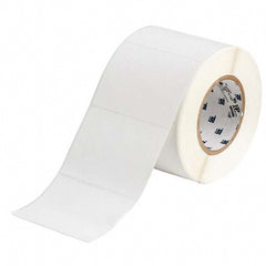 Label Maker Label: White, Polypropylene, 1,000 per Roll