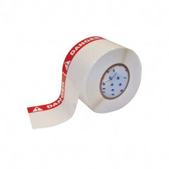 Label Maker Label: Black & Red on White, Polyester, 500 per Roll