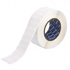 Label Maker Label: Clear & White, Vinyl, 5,000 per Roll