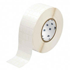 Label Maker Label: White, Cloth, 1/2" OAW, 10,000 per Roll