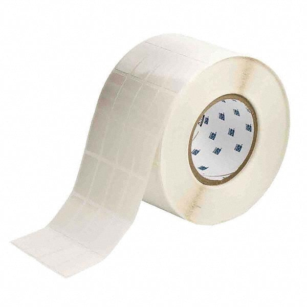 Label Maker Label: White, Nylon, 5,000 per Roll