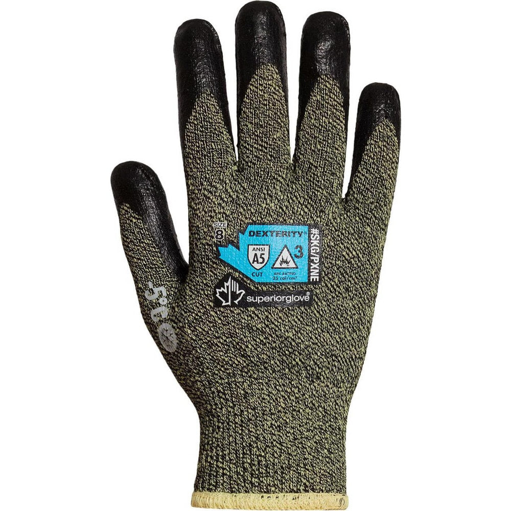 Cut-Resistant Gloves: Superior Glove Works SKG/PXNE, Size Large, ANSI Cut A5, ANSI Puncture 0, Neoprene, ParaActiv