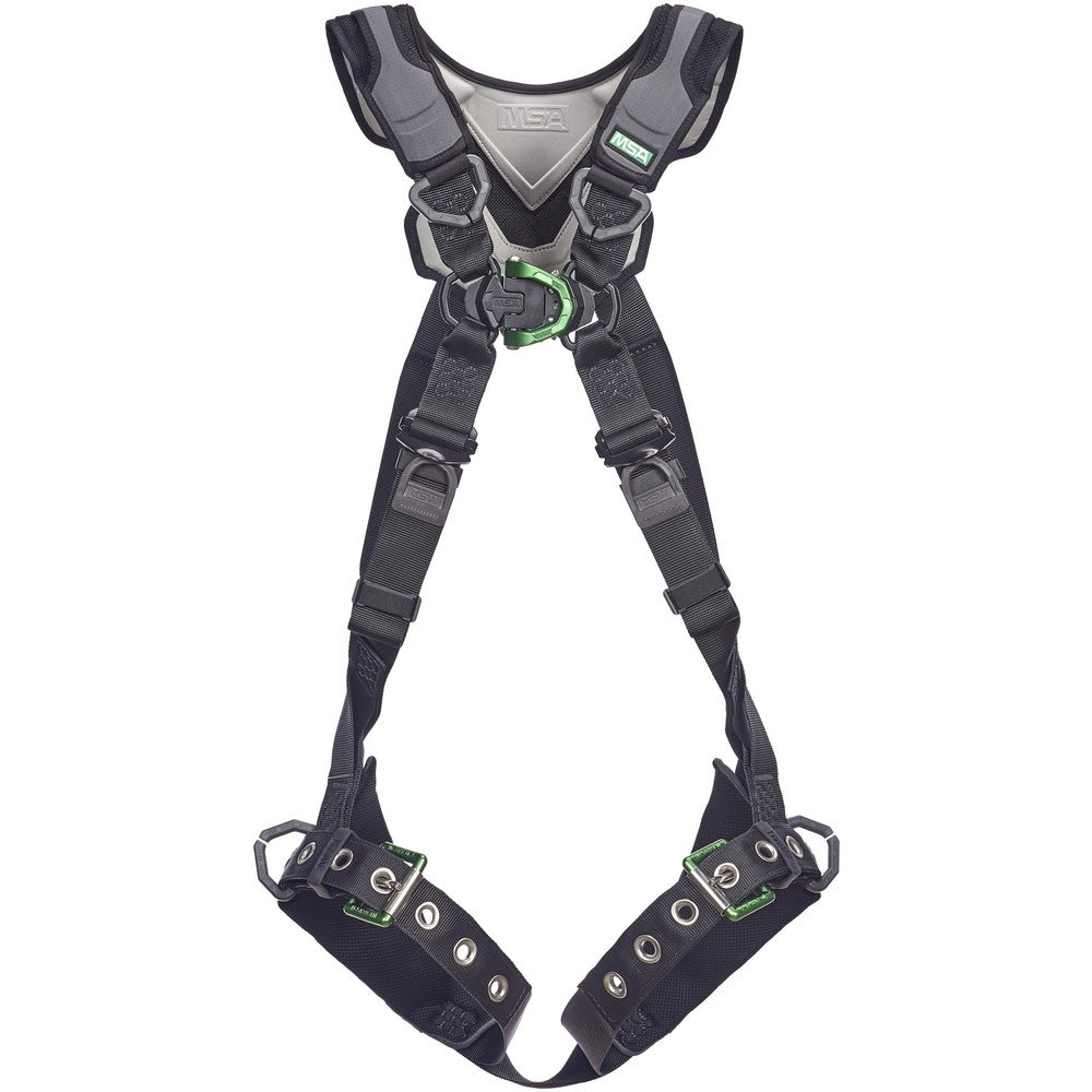 Fall Protection Harnesses:  400.000 Lb,  Standard Style,  Size X-Large,  For Confined Space, General Industry & General Purpose,  Polyester, Back & Front D-Ring