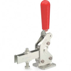 Manual Hold-Down Toggle Clamp: Vertical, 1000.00 lb Capacity, U-Bar, Flanged Base