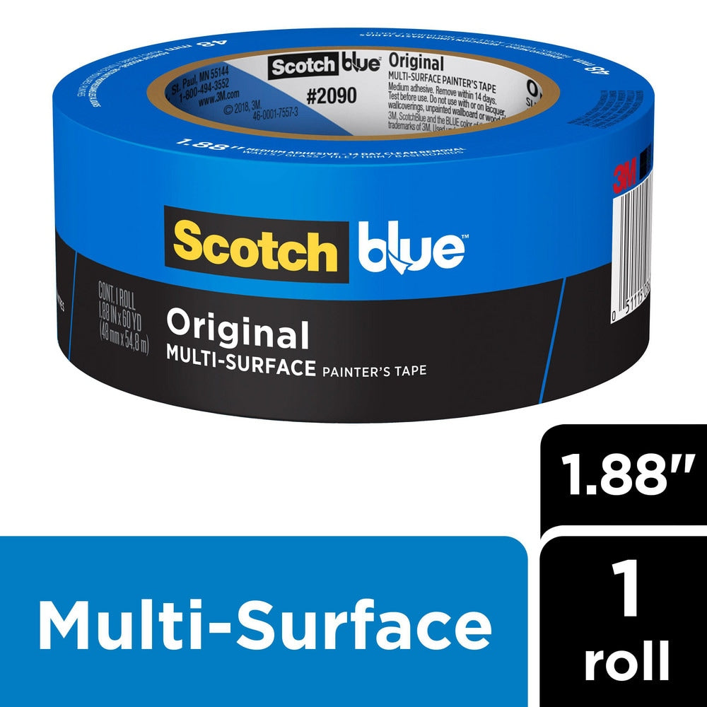 Masking & Painters Tape; 2090 1.88"X60YDS BLU SCOTCHBLUE PAINTER'S TAPE