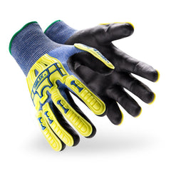 Cut, Puncture & Abrasion-Resistant Gloves: Helix Helix, Size X-Large, ANSI Cut A2, ANSI Puncture 3, Nitrile, HPPE Blend