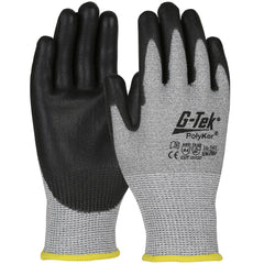 Cut, Puncture & Abrasion-Resistant Gloves: G-Tek 16-561, Size 2X-Large, ANSI Cut A4, ANSI Puncture 3, Polyurethane, PolyKor