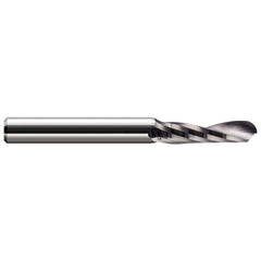 Ball End Mill: 1/2" Dia, 1-1/2" LOC, 1 Flute(s), Solid Carbide