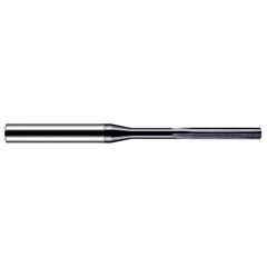 Chucking Reamer: 0.0805" Dia, 2" OAL, 9/16" Flute Length, Straight-Cylindrical Shank, Solid Carbide