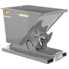 Stationary Tilt Hopper: 2,000 lb Capacity, 34" Wide, 51.75" Long, 38" High