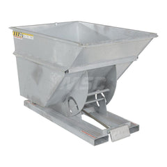 Stationary Tilt Hopper: 6,000 lb Capacity, 32" Wide, 61.13" Long, 42.75" High