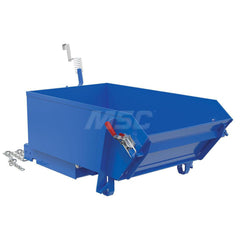 Stationary Tilt Hopper: 4,000 lb Capacity, 30" Wide, 46.13" Long, 21.375" High