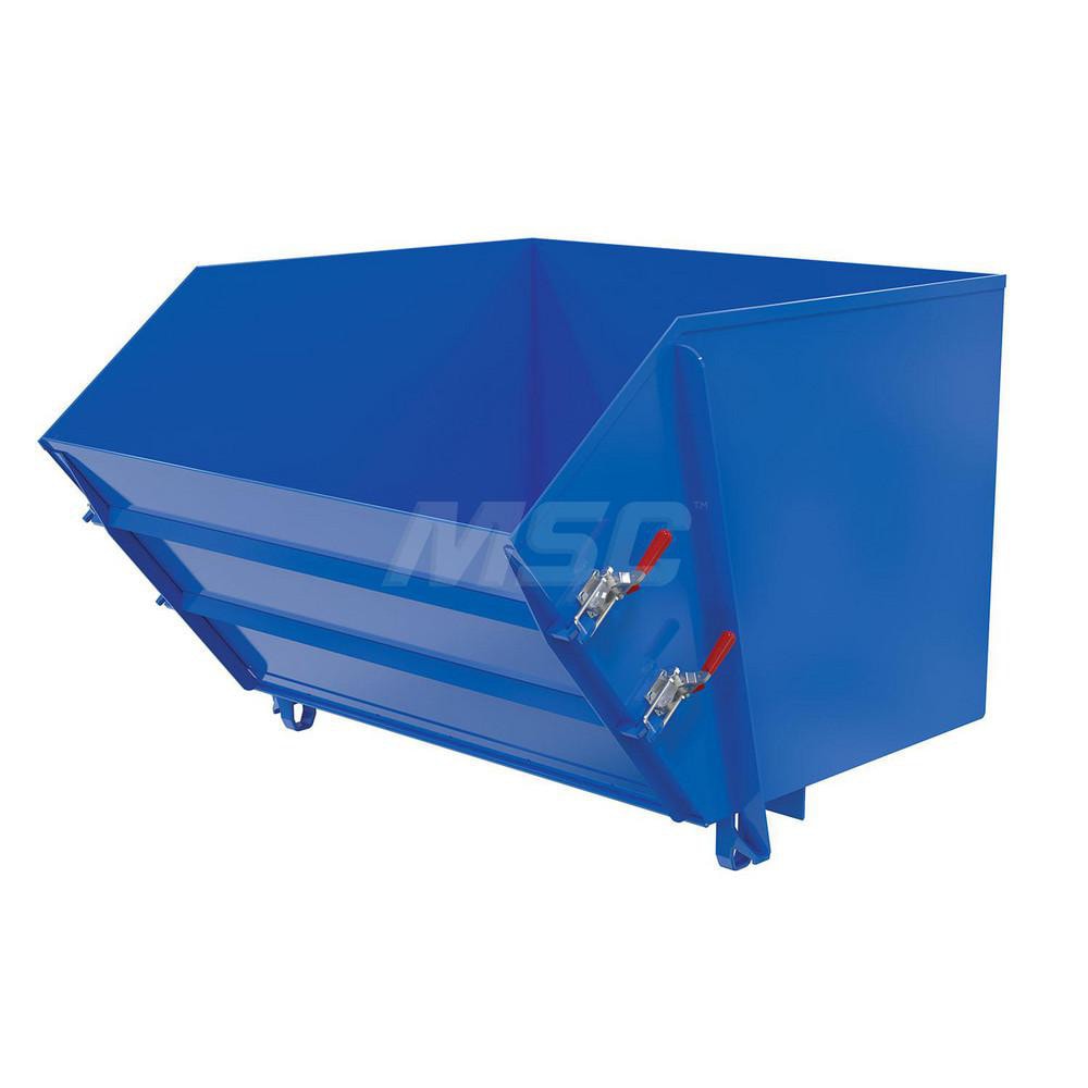 Stationary Non-Tilt Hopper: 6,000 lb Capacity, 54" Wide, 56.5" Long, 38.625" High