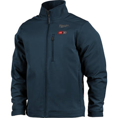 Heated Jacket: Size Medium, Navy Blue, Polyester