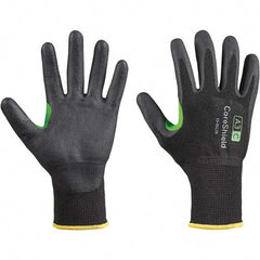 Cut, Puncture & Abrasion-Resistant Gloves: Honeywell 23-0513B, Size X-Large, ANSI Cut A3, ANSI Puncture 3, Microfoam Nitrile, HPPE