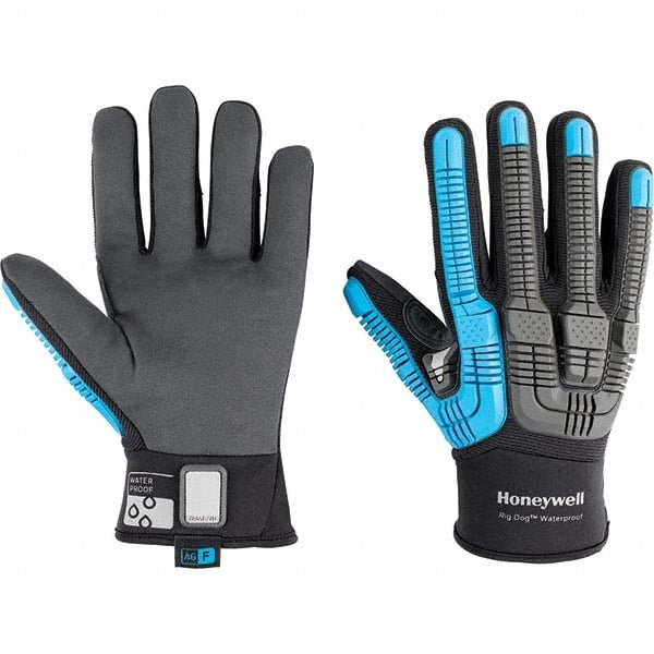 Cut, Puncture & Abrasion-Resistant Gloves: Honeywell 42-615BL, Size X-Large, ANSI Cut A6, ANSI Puncture 3, Uncoated, Polyester