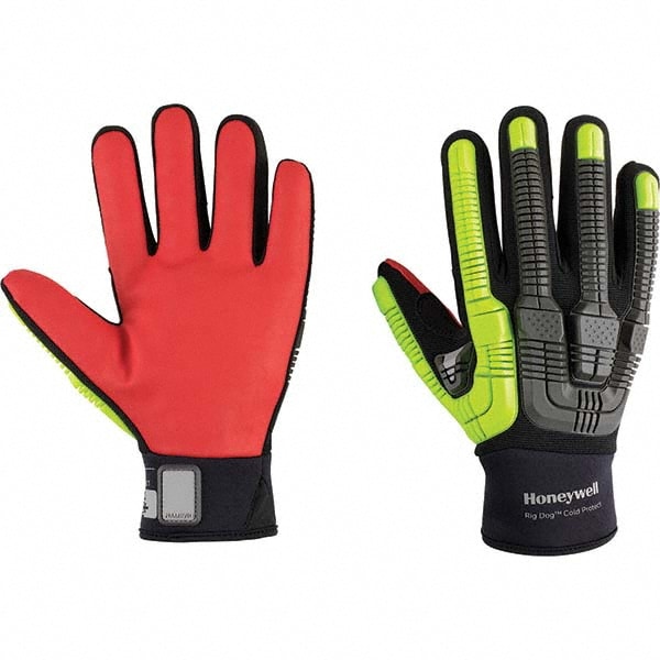 Cut & Puncture-Resistant Gloves: Honeywell 43-612BY, Size X-Large, ANSI Cut A6, ANSI Puncture 0, Uncoated, Polyester