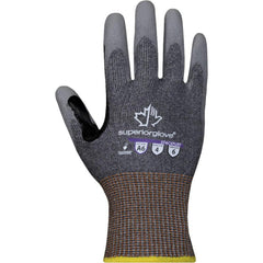 Cut, Puncture & Abrasion-Resistant Gloves: Superior Glove Works STACXPURT, Size 2X-Small, ANSI Cut A6, ANSI Puncture 4, Polyurethane, Engineered Yarn