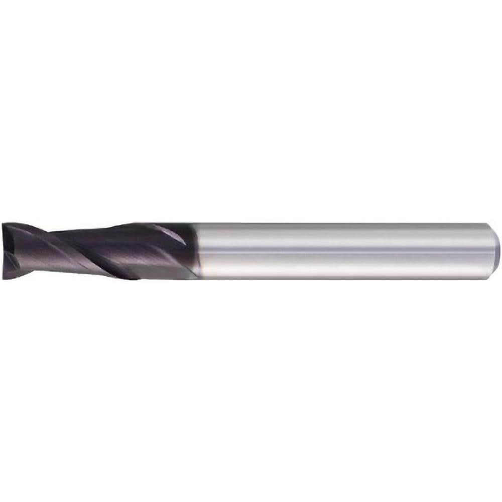 Square End Mill: 5.00 mm Dia, 12.50 mm LOC, 2 Flute, Solid Carbide