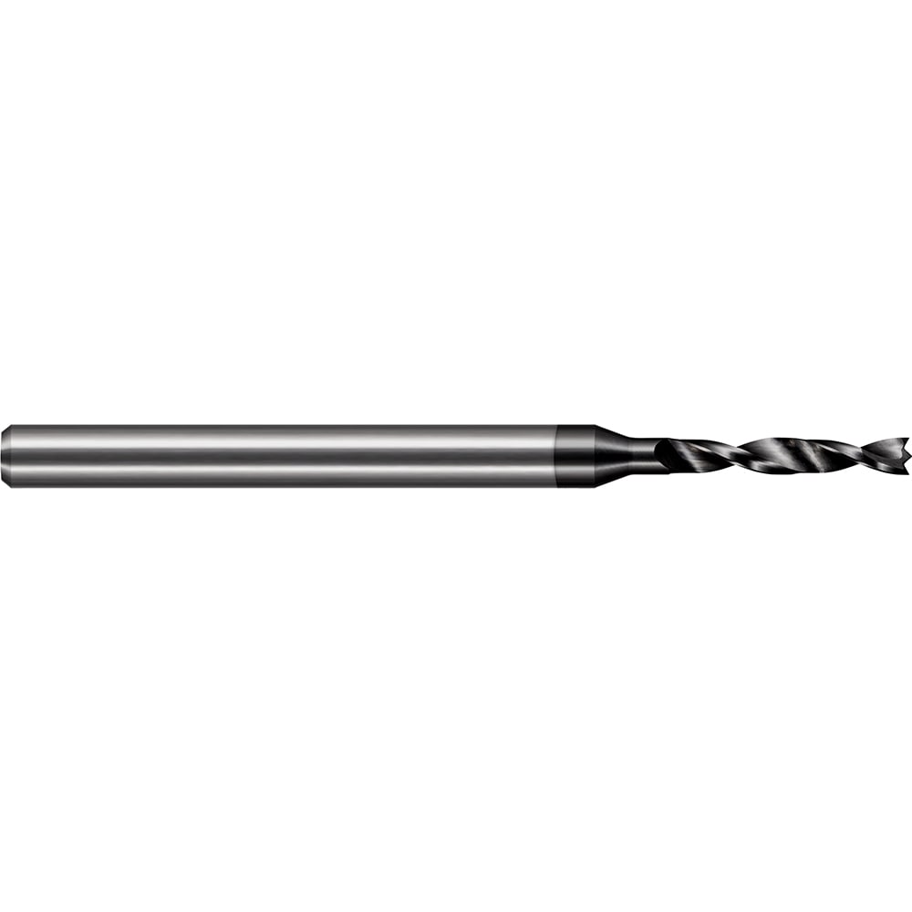 Brad-Point Drill Bits; Drill Bit Size: 7.142 mm; Drill Bit Size (Fractional Inch): 9/32; Shank Diameter (mm): 8.0000; Tool Material: Solid Carbide; Coated: Coated; Coating: Amorphous Diamond