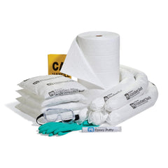 Spill Kits; Kit Type: Oil-Based Liquids; Application: Oil Only; Container Type: Box; Container Size (Gal.): 19; Color: White; Container Material: Polypropylene