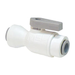 Manual Ball Valve: NPTF Port, Polypropylene