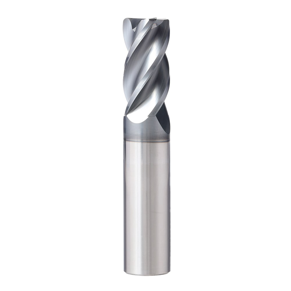 Roughing & Finishing End Mills; Mill Diameter (Fractional Inch): 5/16; Number Of Flutes: 4; End Mill Material: Solid Carbide; Length of Cut (Inch): 13/16; Coating/Finish: AlCrN