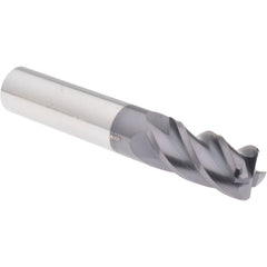 Corner Radius End Mill: 1/2" Dia, 1" LOC, 0.0600" Radius, 4 Flute, Solid Carbide