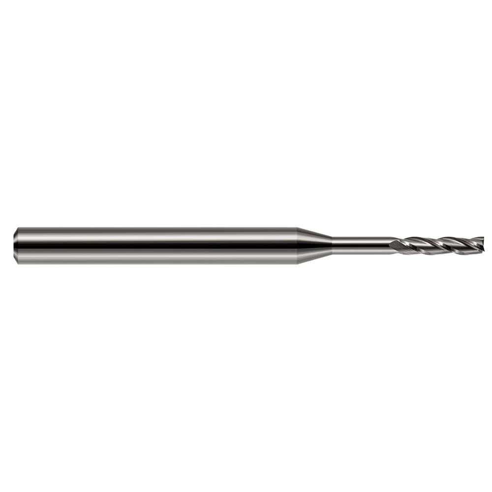 Square End Mill: 0.50 mm Dia, 3 Flute, Solid Carbide