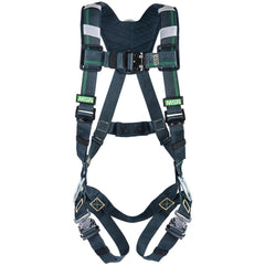 Fall Protection Harnesses:  310.000 Lb,  Arc Flash Style,  Size Medium, Large & Standard,  For Confined Space & General Industry,  Kevlar, Back & Hips & Hip D-Ring