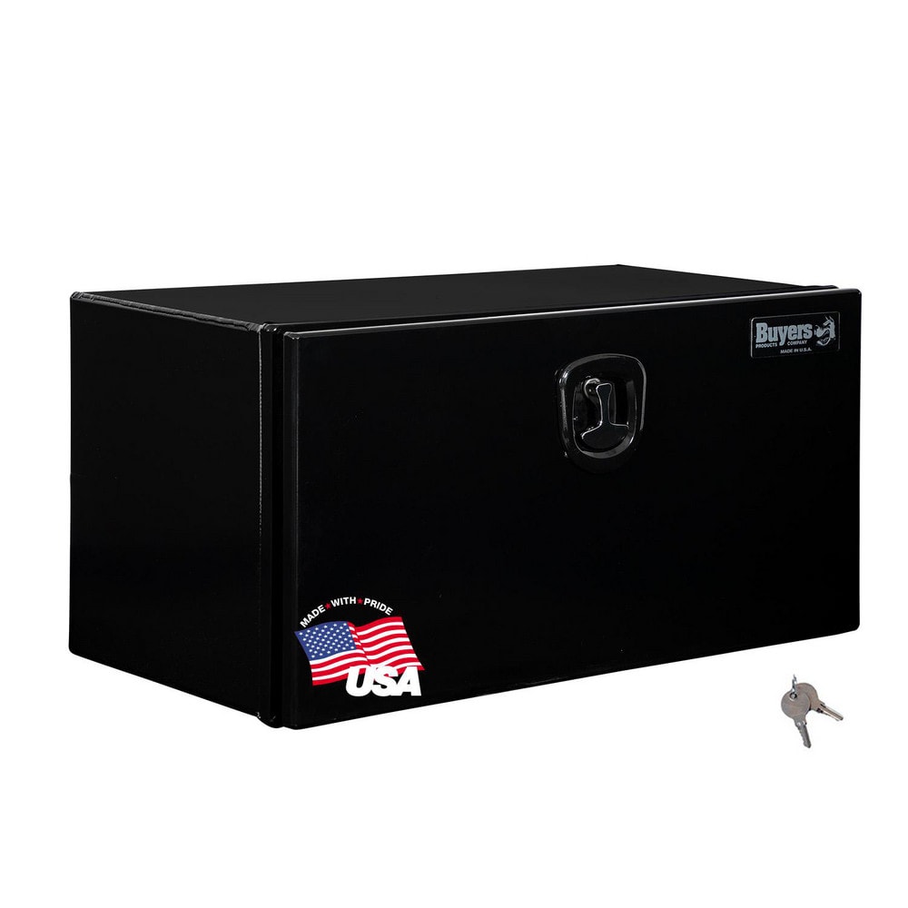 Truck Tool Storage Units; Type: Underbody Box; For Use With: Tool Storage; Storage Capacity (Cu. Ft.): 6.75; Color: Black; Material: Aluminum