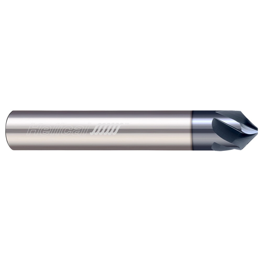 Chamfer Mill: 3/4" Dia, 3/4" Shank Dia, 100.00 deg, 5 Flute, Solid Carbide, Single End