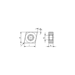 Turning Insert: CNMG432EN-M42 CTC2135, Carbide