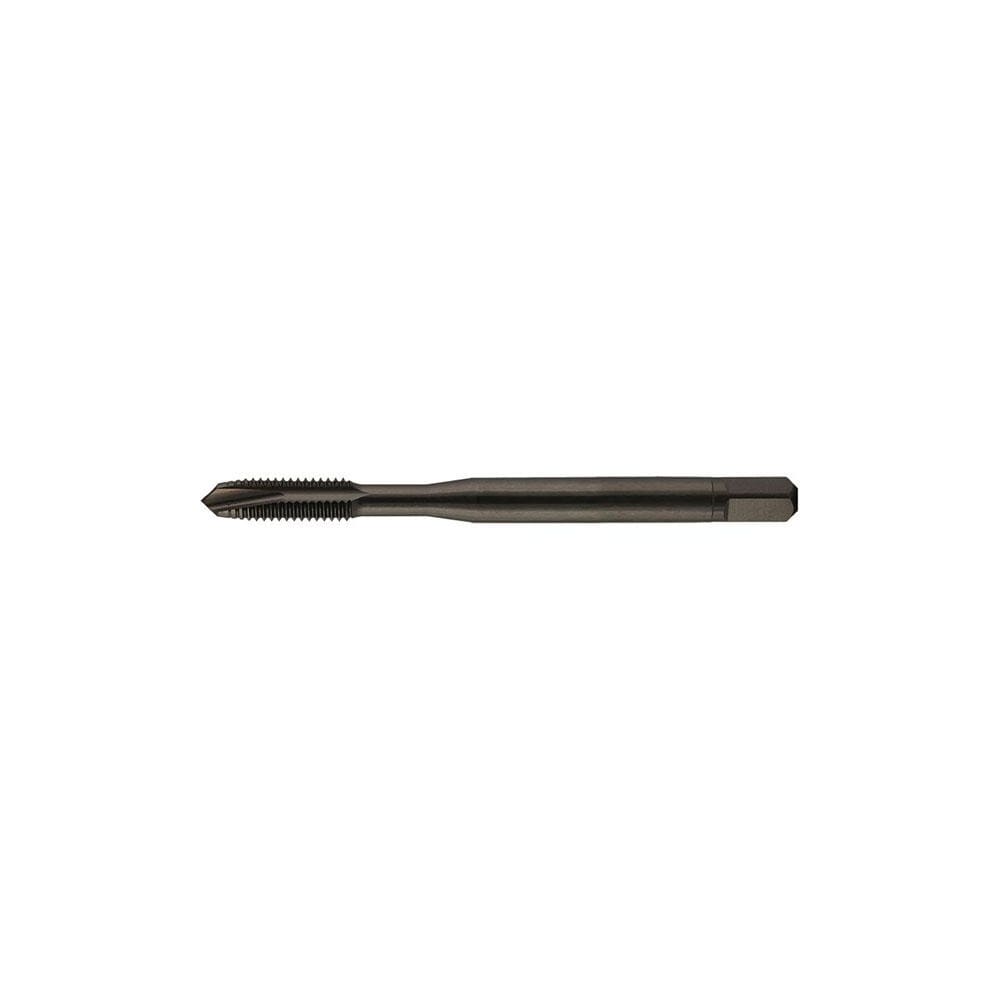 Spiral Point Tap: 3/8-24 UNF, 3 Flutes, Plug Chamfer, 2B Class of Fit, HSS, Oxide Coated