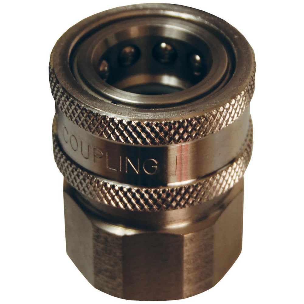 Hydraulic Hose Fittings & Couplings; Type: V-Series Unvalved Female Coupler; Fitting Type: Coupler; Hose Inside Diameter (Decimal Inch): 0.5000; Hose Size: 1/2