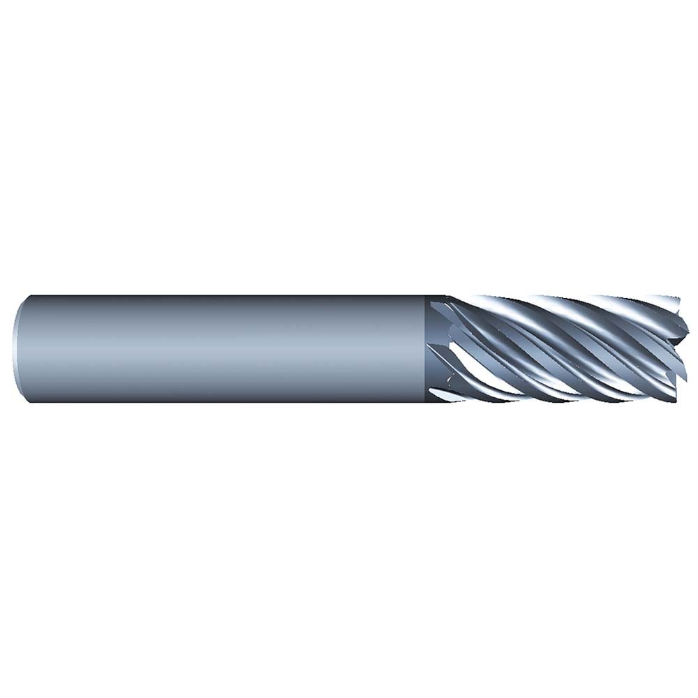 Roughing & Finishing End Mills; Mill Diameter (Fractional Inch): 3/8; Flute Type: Spiral; Number Of Flutes: 7; End Mill Material: Solid Carbide; Length of Cut (Inch): 7/8; Coating/Finish: AlCrN