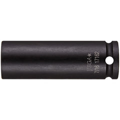 Impact Socket: 1/4" Drive, 1/2" Socket, Square Drive