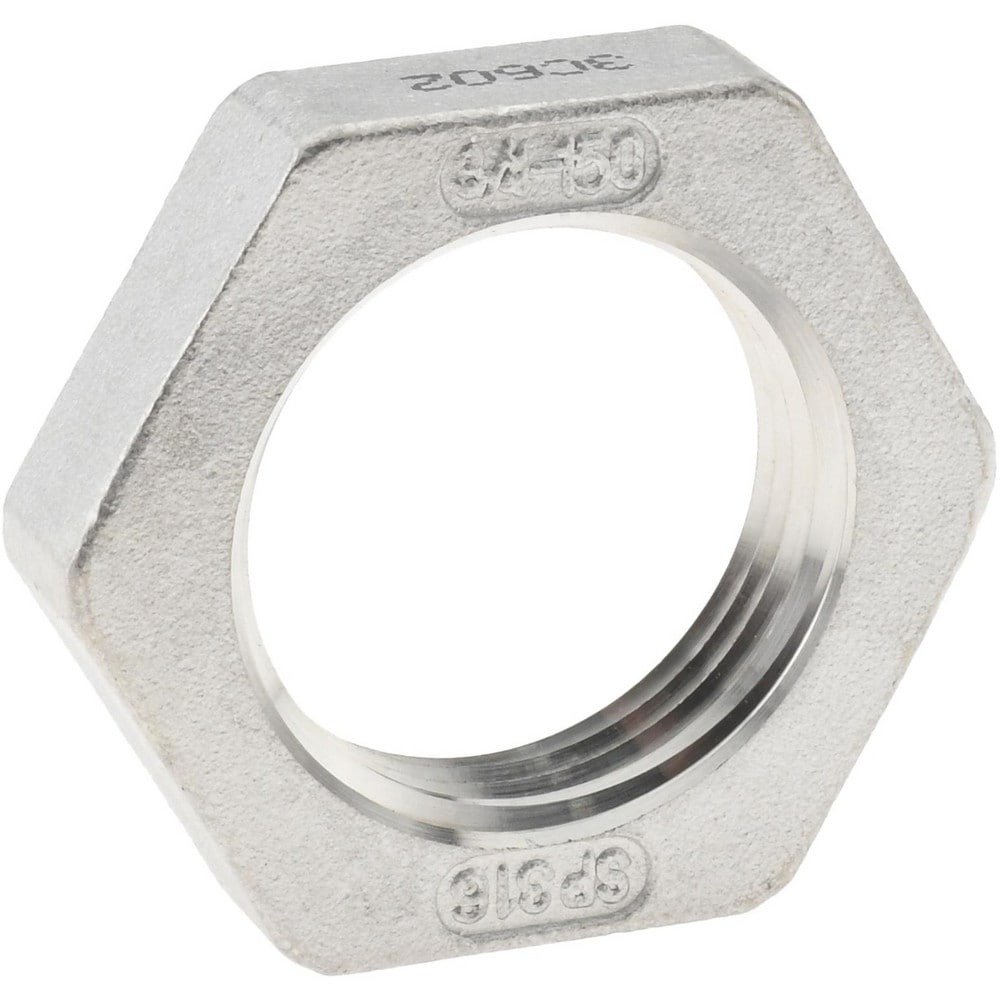 Stainless Steel Pipe Fittings; Fitting Type: Lock Nut; End Connection: NPT